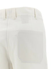 Brunello Cucinelli White Cotton Chino Pants - IT42