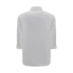 Brunello Cucinelli White Cotton Dress Shirt