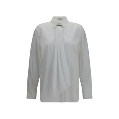 Brunello Cucinelli White Cotton Dress Shirt