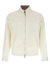 Brunello Cucinelli White Cotton Full-Length Jacket