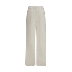 Brunello Cucinelli White Cotton Jeans Denim - IT44 | L
