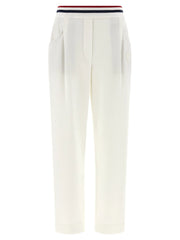 Brunello Cucinelli White Cotton Joggers (Workout Pants)