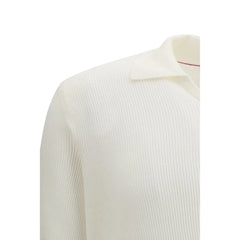 Brunello Cucinelli White Cotton Polo Shirt - IT54 | XXL