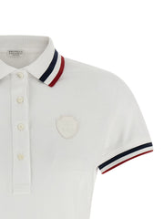 Brunello Cucinelli White Cotton Short Dress