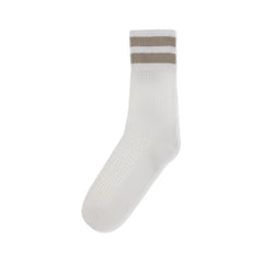 Brunello Cucinelli White Cotton Socks - S