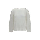 Brunello Cucinelli White Cotton Sweatshirt