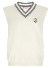 Brunello Cucinelli White Cotton Sweatshirt
