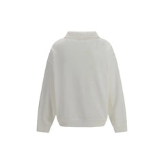 Brunello Cucinelli White Cotton Sweatshirt