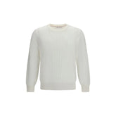 Hanorac alb din bumbac Brunello Cucinelli - IT52 | XL