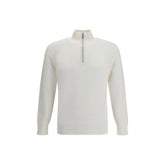 Brunello Cucinelli White Cotton Sweatshirt - IT56 | 3XL
