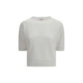 Brunello Cucinelli White Cotton Sweatshirt - S