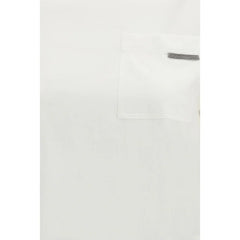 Brunello Cucinelli White Cotton T-Shirt