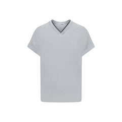 Brunello Cucinelli White Cotton T-Shirt
