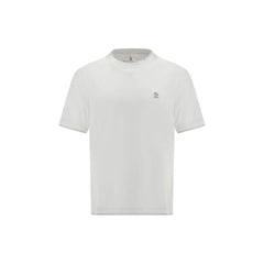 Brunello Cucinelli White Cotton T-Shirt