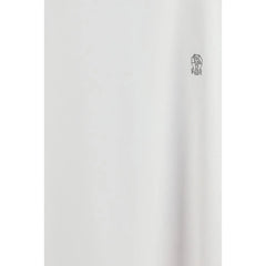 Brunello Cucinelli White Cotton T-Shirt