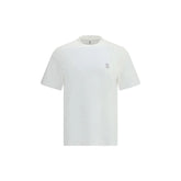 Brunello Cucinelli White Cotton T-Shirt - L