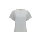 Brunello Cucinelli White Cotton T-Shirt - M