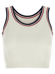 Brunello Cucinelli White Cotton Top