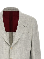 Brunello Cucinelli White Linen Blazer