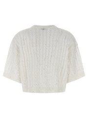Brunello Cucinelli White Linen Cardigan - XL