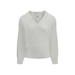 Brunello Cucinelli White Linen Sweatshirt