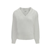 Brunello Cucinelli White Linen Sweatshirt