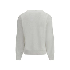 Brunello Cucinelli White Linen Sweatshirt