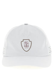 Brunello Cucinelli White Nylon Cap (Baseball Hat) - S