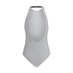 Brunello Cucinelli White Polyamide One-Piece Swimsuit