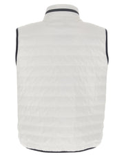 Brunello Cucinelli White Polyamide Sleeveless Jacket
