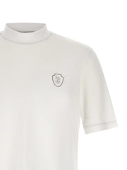 Brunello Cucinelli White Polyamide T-Shirt