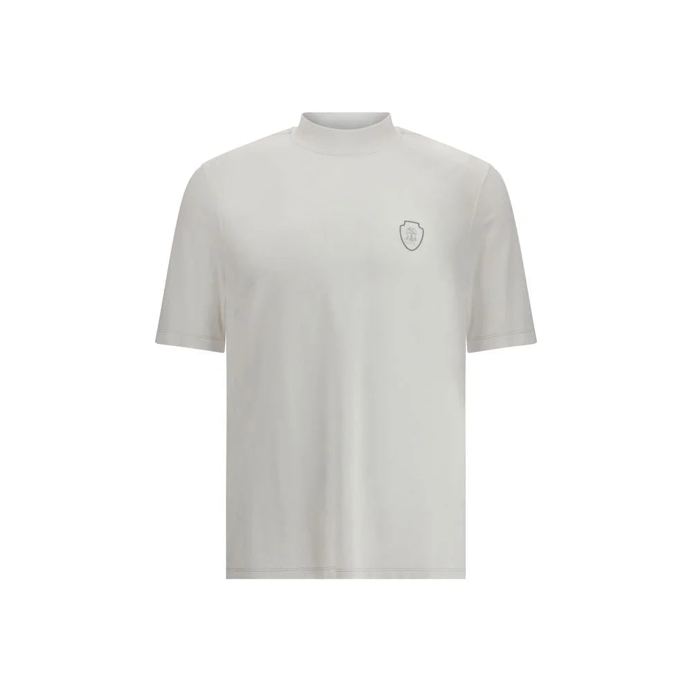 Brunello Cucinelli White Polyamide T-Shirt