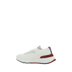 Brunello Cucinelli White Rubber Low Top Sneakers - EU45/US12