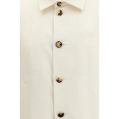 Brunello Cucinelli White Silk Shell Jacket - IT48 | M