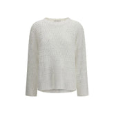 Brunello Cucinelli White Silk Sweatshirt - XL
