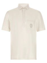 Brunello Cucinelli White Virgin Wool Polo Shirt - M