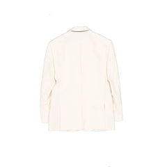Brunello Cucinelli White Viscose Blazer