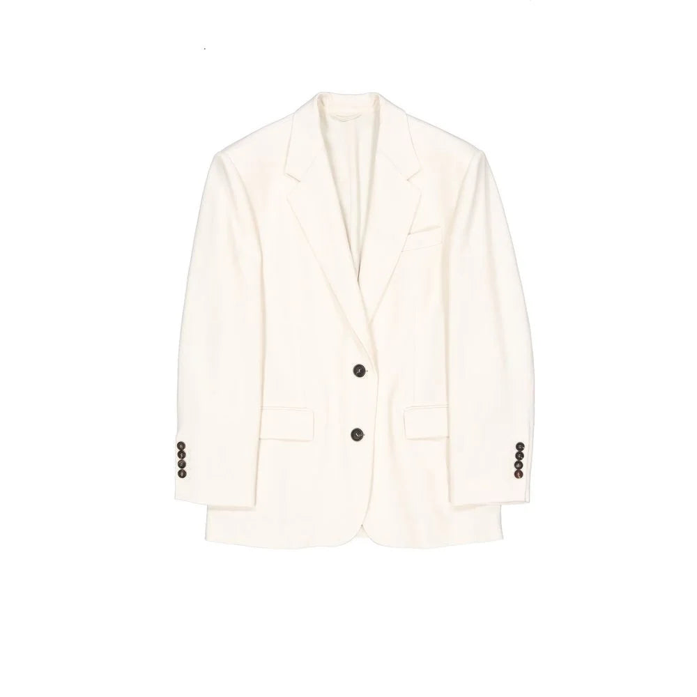 Brunello Cucinelli White Viscose Blazer