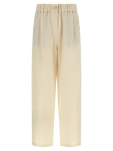 Brunello Cucinelli White Viscose Casual Pants - IT42