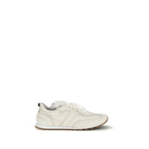 Brunello Cucinelli Yellow Calf Leather Bos Taurus Athletic Sneakers