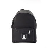 Burberry Abbeydale Branded Stamp Black Nylon Backpack Shoulder Bookbag - Backpacks
