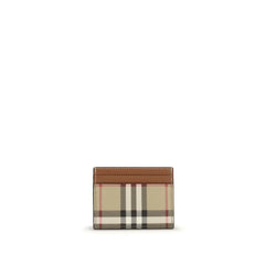Burberry Beige Calf Leather Bos Taurus Wallet