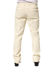 Burberry Beige Corduroy Cotton Straight Men Trouser Pants - IT50 | L - Trousers
