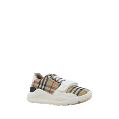Burberry Beige Cotton Athletic Sneakers - EU36/US6