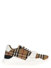 Burberry Beige Cotton Athletic Sneakers - EU46/US13