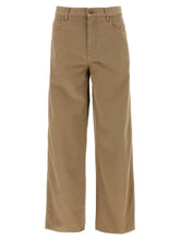 Burberry Beige Cotton Casual Pants