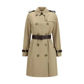 Mantou din bumbac bej Burberry - 6