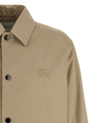 Burberry Beige Cotton Full-Length Jacket - IT50 | L