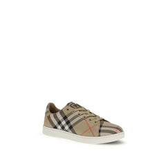 Burberry Beige Cotton Low Top Sneakers - EU41/US11