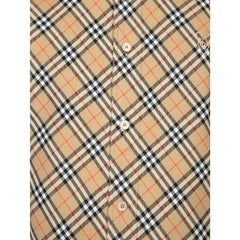 Burberry Beige Cotton Pattern Shirt - S